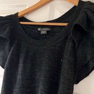 Armani exchange ruffle sweater dress XS